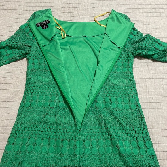 Jessica Howard Women's Lace Sheath Dress Green Size 8 - Picture 11 of 11